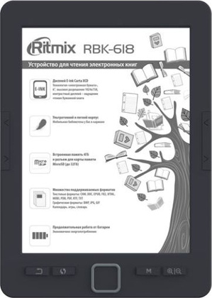 Электронная книга "Ritmix" [RBK-618] <Grey>