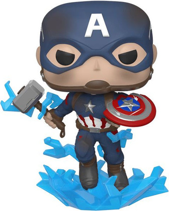 Фигурка "Funko POP!" Bobble Marvel Avengers Endgame Captain America w/Broken Shield&Mjolni
