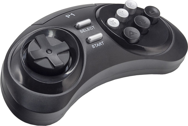 Игровая консоль "Retro Genesis" [ConSkDn93] <Black> Modern Wireless + 300 игр