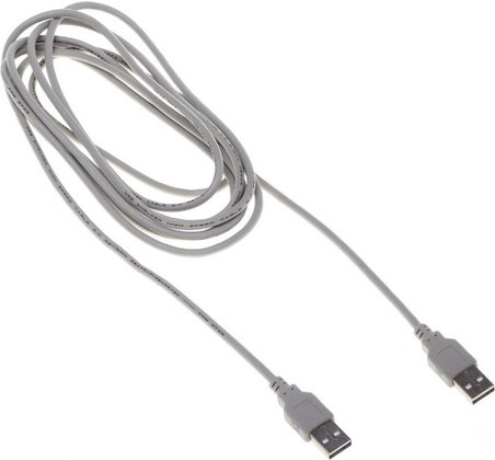 Кабель USB A - A (3м) "Buro" [BHP RET USB_AM30] <Grey>