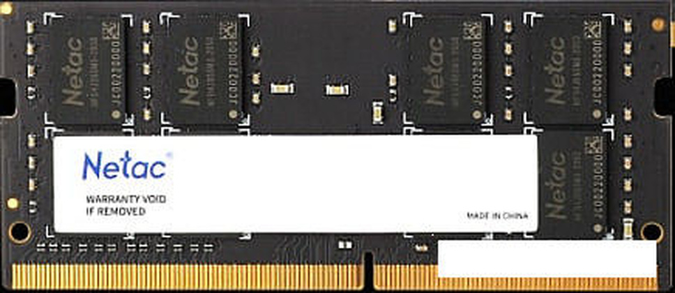 ОЗУ Netac Basic (NTBSD4N26SP-16) SO-DIMM DDR4 16 Гб (1x16 Гб)
