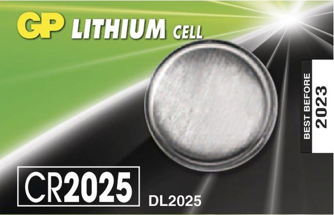 Батарейка (CR2025x1шт.) "GP" [CR2025 BP5], Lithium