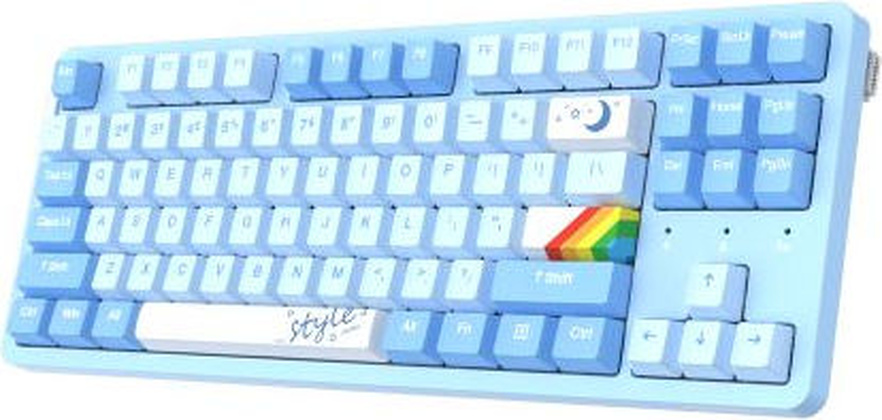 Клавиатура Dareu "A87X", <Blue-White>; USB