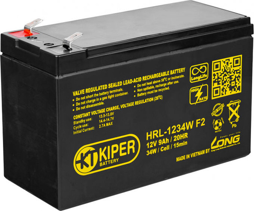 Аккумулятор Kiper HRL-1234W 9 Аh