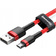Кабель USB A - micro USB B (1,0m) "Baseus" [CAMKLF-B09] <Red>