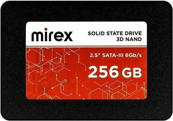 Накопитель SSD 2,5" SATA - 256GB Mirex [13640-256GBSAT3]