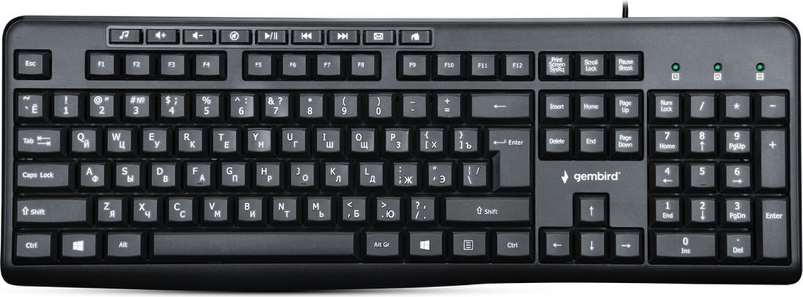 Клавиатура Gembird [KB-8440M] <Black>, USB