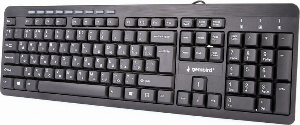 Клавиатура Gembird [KB-UM-106-RU] <Black>, USB