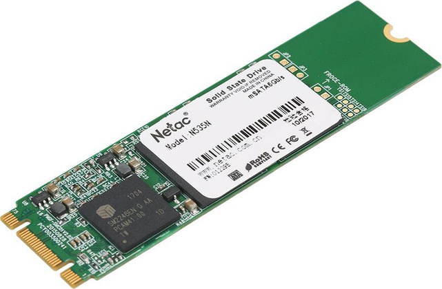 Накопитель SSD M.2 SATA - 256Gb Netac [NT01N535N-256G-N8X]