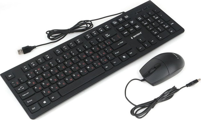 ККомплект (клавиатура+мышь) Gembird [KBS-9050] <White>, USB