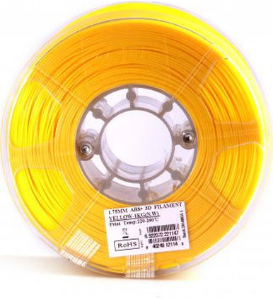 Пластик ABS+ "Esun" [ABS+175Y1], 1.75 мм, <Yellow>, 1 кг.