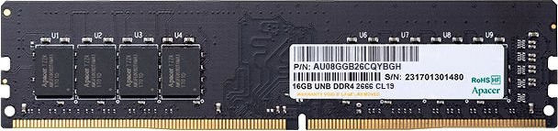 ОЗУ Apacer AU08GGB26CQYBGH DDR4 8 Гб (1x8 Гб)
