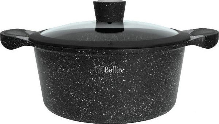 Кастрюля "Bollire" [BR-1102] <Black>, 2.4л.