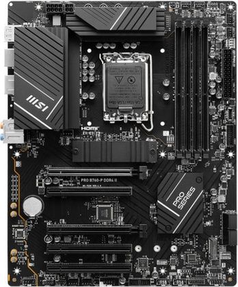 Мат.плата MSI PRO B760-P II (Intel B760), ATX, DDR4, DP/HDMI [S-1700]