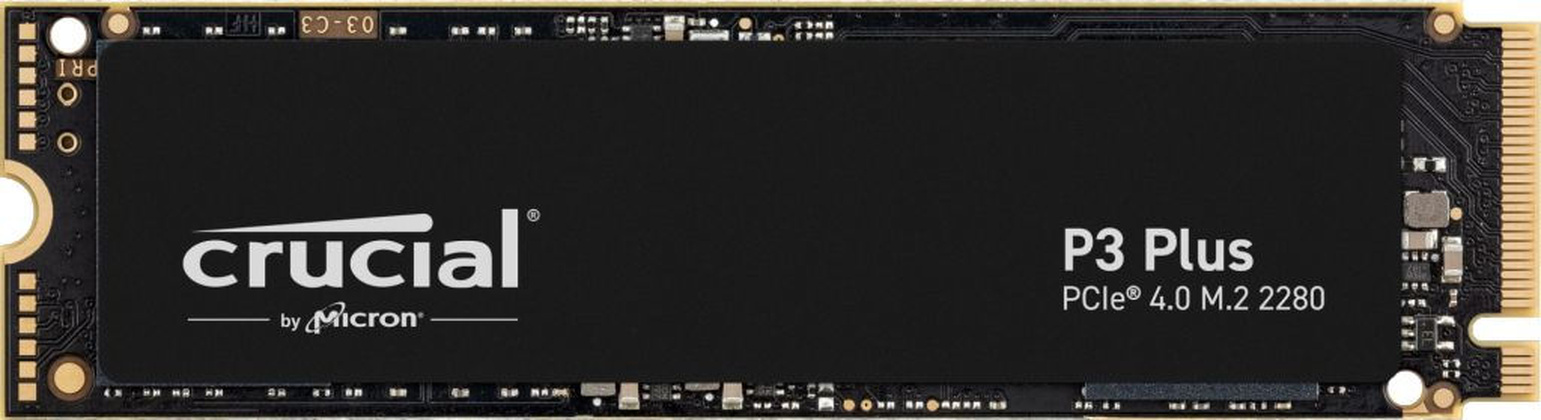 Накопитель SSD M.2 PCI Exp. 4.0 x4 - 500GB Crucial [CT500P3PSSD8] P3 Plus