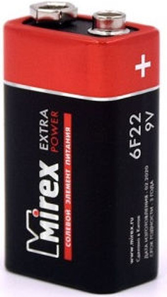 Батарейка Mirex 6F22 6F22
