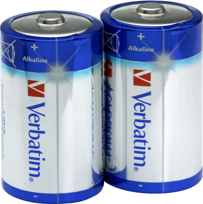 Набор батареек (Dx2шт.) - "Verbatim" [LR20]; Alkaline; (49923)