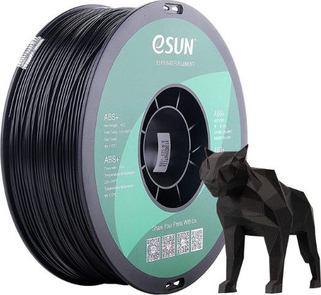 Пластик ABS+ "Esun" [ABS+175B1], 1.75 мм, <Black>, 1 кг.