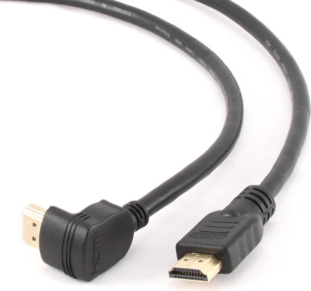 Кабель HDMI-HDMI - 1.8m "Cablexpert" [CC-HDMI490-6] v.1.4, угловой [oem]