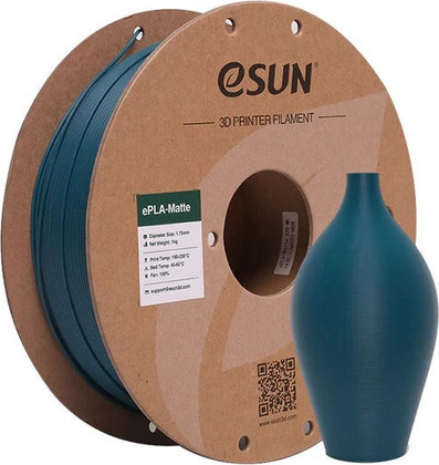Пластик ePLA-Matte "Esun" [ePLA-Matte-P175MOG1], 1.75 мм, <Morandi green>, 1кг.
