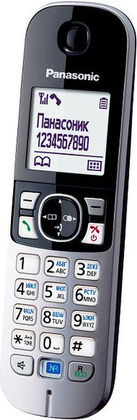Р/Телефон Panasonic KX-TG6812RUB <Чёрный> + 1 доп. трубка