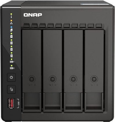Сетевой дисковый массив (NAS) "Qnap" TS-453E-8G