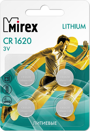 Батарейка Mirex CR1620-E4 CR1620