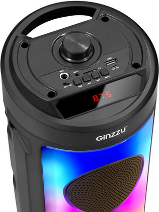 Портативная акустика - "Ginzzu" [GM-231] <Black> Bluetooth